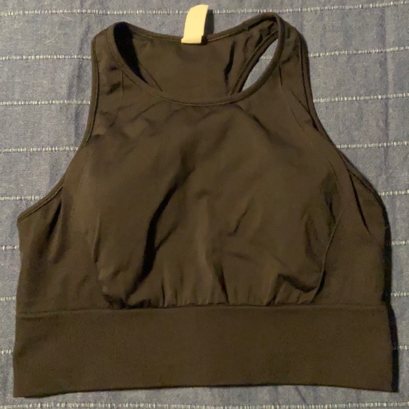 Lululemon Longline Bra Size 10 black - Picture 1 of 3